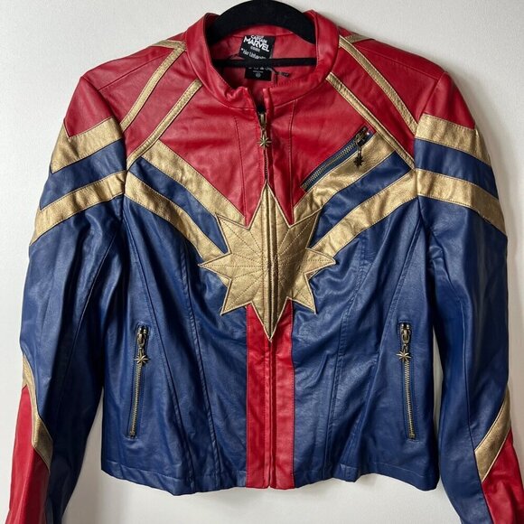 Her universe captain marvel zip up jacket women’s medium - Picture 2 of 9